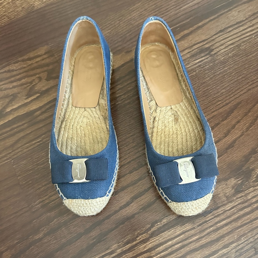 Salvatore Ferragamo Espadrilles - Size 8M - Like New!